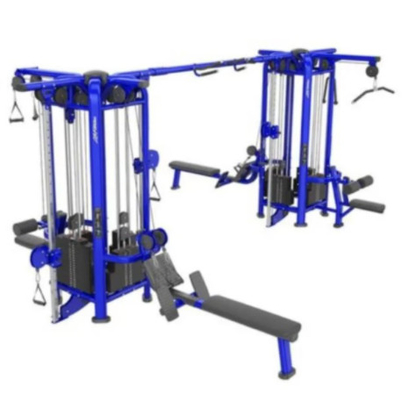 1200kg máquina 3800*3900*2350mm do Gym da estação do aço 8 multi
