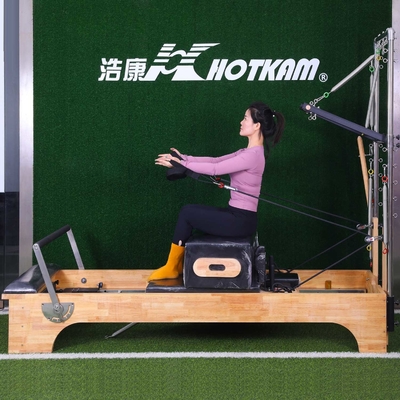 Máquina profunda de carregamento do reformista de Pilates da ocupa do equipamento do exercício de 200kg Pilates