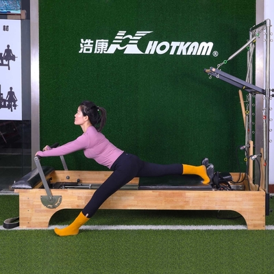 Máquina profunda de carregamento do reformista de Pilates da ocupa do equipamento do exercício de 200kg Pilates