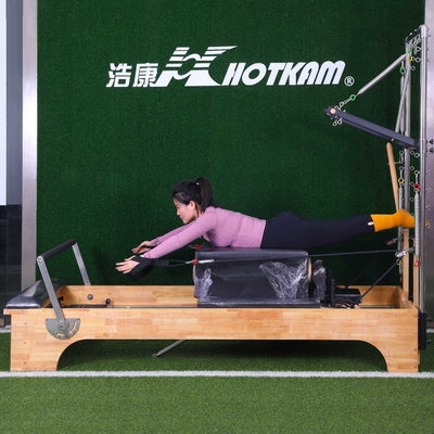 Máquina profunda de carregamento do reformista de Pilates da ocupa do equipamento do exercício de 200kg Pilates