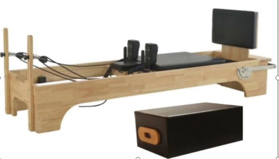 ODM do OEM do reformista de Pilates da madeira do equipamento do exercício de ISO9001 Pilates