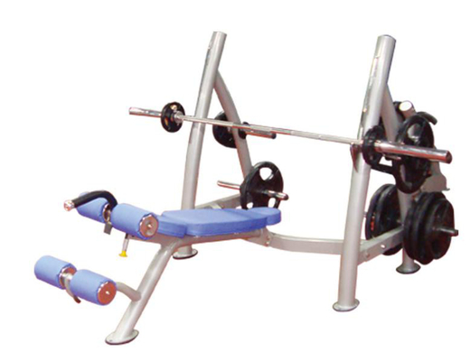 Banco de peso feito sob encomenda do Gym de Logo Exercise Muscle Metal Decline