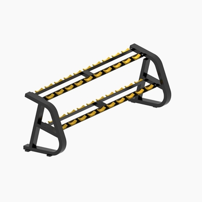Série feita sob encomenda da cremalheira 2 de Logo Powder Coating Dumbbell Safety