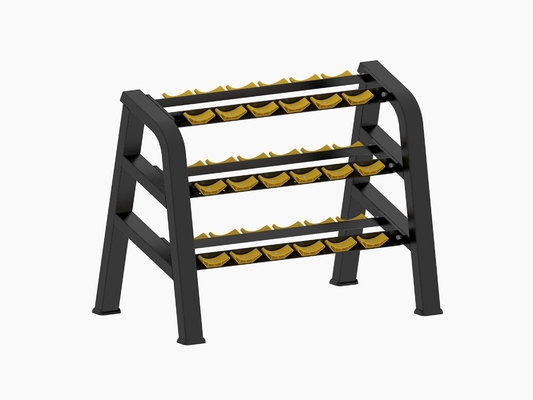 Série feita sob encomenda da cremalheira 2 de Logo Powder Coating Dumbbell Safety