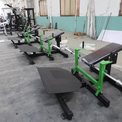 Revestimento empurrado anca de aço do pó do Gym da máquina do exercício de HOTKAM