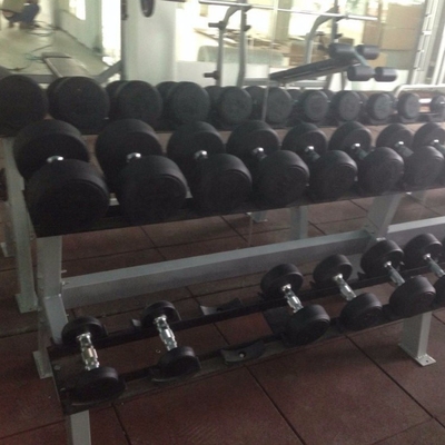 O peso de borracha do peso da aptidão 200KG ajustou o instrutor integrado do Gym
