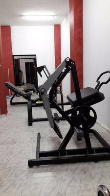 Máquina livre 125kg da repercussão da parte traseira do equipamento do Gym do peso do tubo de aço