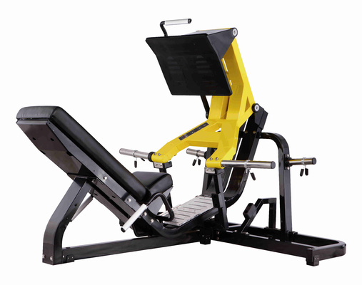 Equipamento livre carregado placa do Gym do peso OEM da máquina da imprensa do pé de 45 graus