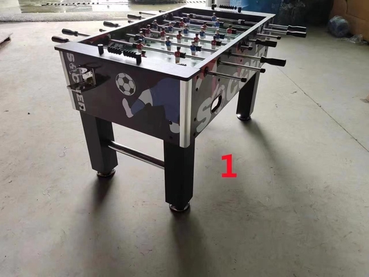 Tabela de jogo de futebol de cores personalizáveis com trilho de MDF de bola ABS