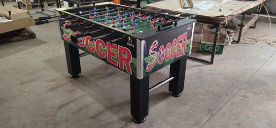 Tabela de jogo de futebol de cores personalizáveis com trilho de MDF de bola ABS