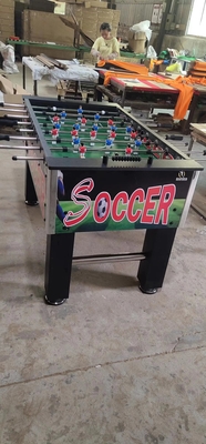 Tabela de jogo de futebol de cores personalizáveis com trilho de MDF de bola ABS