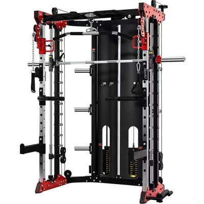 Home Gym Fitness Equipamento de exercícios Rack Treinador integrado Rack Smith Squat Funcional