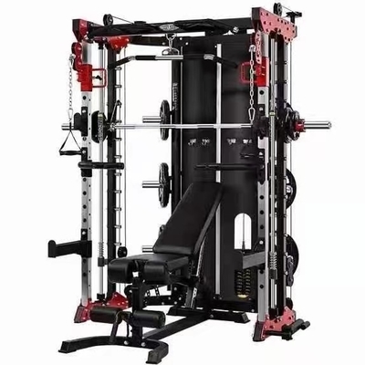 Home Gym Fitness Equipamento de exercícios Rack Treinador integrado Rack Smith Squat Funcional