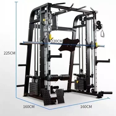 Revestimento em pó Equipamento de fitness para ginástica Equipamento multifuncional para treinador de peso Smith